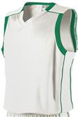 Holloway Carthage White/Kelly Basketball Adult Jersey 224062 WHITE/KELLY Primary