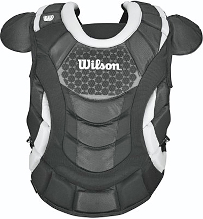 Protège-poitrine Wilson Stock FX Fastpitch – Bleu Marine 14" – Taille S/M – Neuf