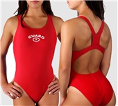 Adoretex Women's Guard Solid Speed Back One Piece Swimsuit (FGS01)