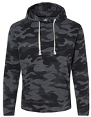 J America Tri-Blend Pullover Fleece Hoodie 8871