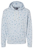 J America Tri-Blend Pullover Fleece Hoodie 8871 CHAMBRAY STARS TRBND Primary