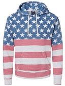 J America Tri-Blend Pullover Fleece Hoodie 8871