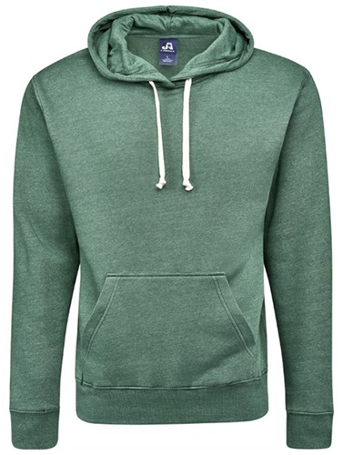 J America Tri-Blend Pullover Fleece Hoodie 8871. Decorated in seven days or less.