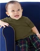 LAT Sportswear Infant Fine Jersey T-Shirt MILITARY GREEN Primary