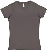 LAT Sportswear Ladies Fine Jersey V-Neck Tee