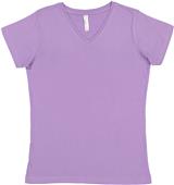 LAT Sportswear Ladies Fine Jersey V-Neck Tee