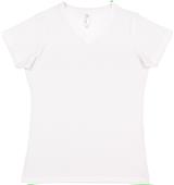 LAT Sportswear Ladies Fine Jersey V-Neck Tee