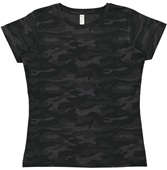 LAT Sportswear Ladies Fine Jersey Tee STORM CAMO Primary
