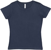 LAT Sportswear Ladies Fine Jersey Tee DENIM Primary