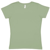 LAT Sportswear Ladies Fine Jersey Tee SAGE Primary