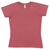 LAT Sportswear Ladies Fine Jersey Tee ROUGE Primary