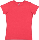 LAT Sportswear Ladies Fine Jersey Tee VINTAGE RED Primary