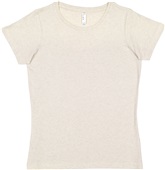 LAT Sportswear Ladies Fine Jersey Tee NATURAL HEATHER Primary