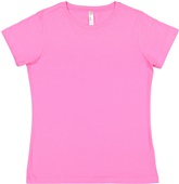 LAT Sportswear Ladies Fine Jersey Tee RASPBERRY Primary