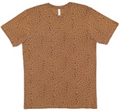 LAT Sportswear Youth Fine Jersey T-Shirts BROWN LEOPARD Primary