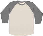 LAT Sportswear Youth 3/4 Sleeve Baseball Tee