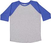 LAT Sportswear Youth 3/4 Sleeve Baseball Tee