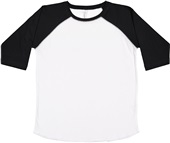 LAT Sportswear Youth 3/4 Sleeve Baseball Tee