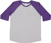 LAT Sportswear Youth 3/4 Sleeve Baseball Tee