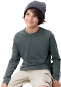LAT Sportswear Youth Long Sleeve T-Shirt CHARCOAL Primary