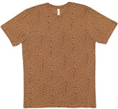 LAT Sportswear Mens Fine Jersey Tee 6901 BROWN LEOPARD Primary