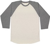 LAT Sportswear Adult 3/4 Sleeve Baseball Tee