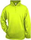 Badger 1/4 Zip Poly Performance Fleece Pullovers