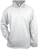 Badger 1/4 Zip Poly Performance Fleece Pullovers