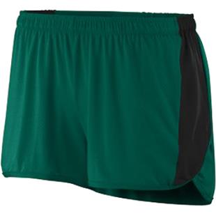 Augusta Sportswear Ladies' X-Small Dark Green/Black Sprint Shorts 3.75"
