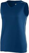 Augusta Sportswear Ladies Girls Storm Jersey NAVY/WHITE Primary