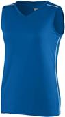 Augusta Sportswear Ladies Girls Storm Jersey ROYAL/WHITE Primary