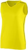 Augusta Sportswear Ladies Girls Storm Jersey POWER YELLOW/BLACK Primary