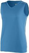 Augusta Sportswear Ladies Girls Storm Jersey COLUMBIA BLUE/WHITE Primary