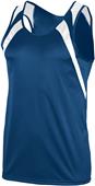 Augusta Sportswear Adult Wicking Tank w/ Shoulder Insert 311 NAVY/WHITE Primary