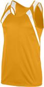 Augusta Youth Wicking Tank With Shoulder Insert 312 GOLD/WHITE Primary