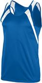 Augusta Youth Wicking Tank With Shoulder Insert 312 ROYAL/WHITE Primary