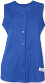Womens/ Girls Sleeveless Full Button Softball Jersey