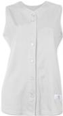 Womens/ Girls Sleeveless Full Button Softball Jersey