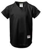  Girls (GM -Forest), Womens (WM - Orange or Red) V-Neck Pin Dot Mesh Qualify Softball Jersey