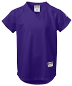  Girls (GM -Forest), Womens (WM - Orange or Red) V-Neck Pin Dot Mesh Qualify Softball Jersey