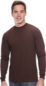 Royal Apparel Unisex Long Sleeve Tee 5054 CHOCOLATE Primary