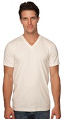 Royal Apparel Unisex Organic Short Sleeve V-Neck Tee ORGANIC NATURAL Primary