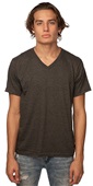 Royal Apparel Unisex 50/50 Blend V-Neck Tee 17055 HEATHER SMOKE Primary