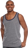 Royal Apparel Mens Triblend Tank Top 20058 TRI VINTAGE GREY/NAVY DENIM Primary