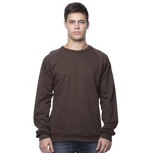 Unisex Organic Raglan Crew Neck Sweatshirt