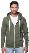 Royal Apparel Unisex Triblend Fleece Zip Hoodie 25050