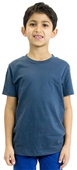 Royal Apparel Youth Unisex Organic Crew Tee 5021ORG PACIFIC BLUE Primary