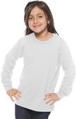 Royal Apparel Youth Unisex Organic Long Sleeve Tee ORGANIC SALT Primary