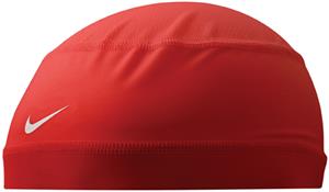 red nike skull cap