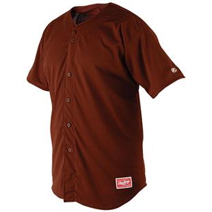 Red Sox Full Button Baseball Jersey - Adult MAHD6840